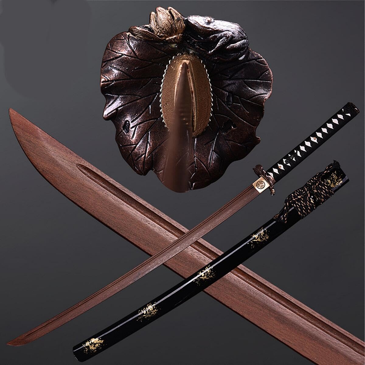 Amazon | PpzhenN 鞘付き木刀 居合刀 木刀 武道練習木刀 サムライ