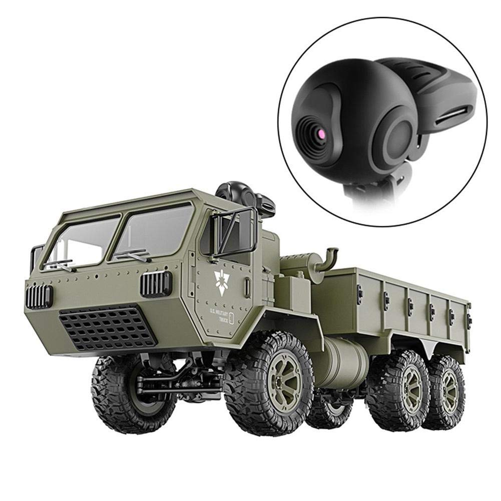 Amazon.co.jp: ミリタリートラック ラジコン 6輪タイプ 巨大 48cm 1/16