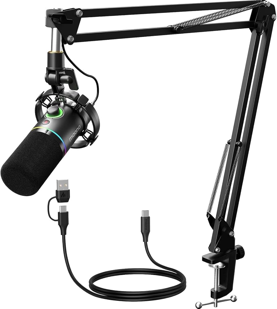 Amazon | MAONO ゲーミングマイク USB XLR接続 ダイナミックマイク
