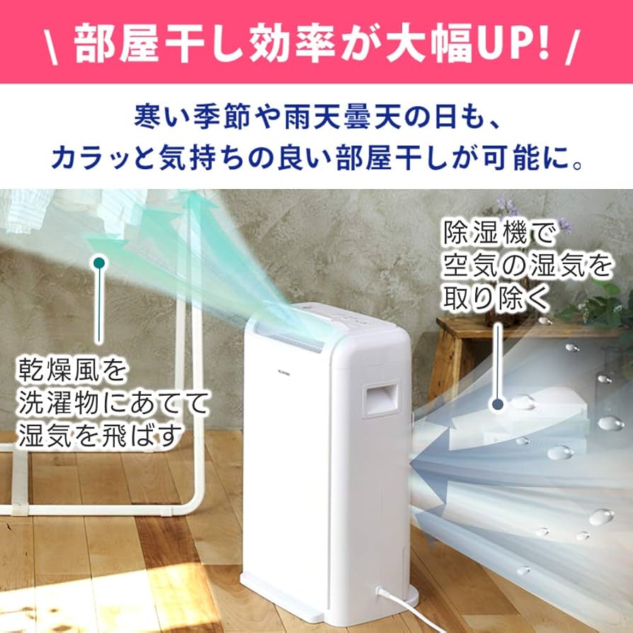 Amazon | アイリスオーヤマ 除湿機 衣類乾燥 デシカント式 20畳 除湿器