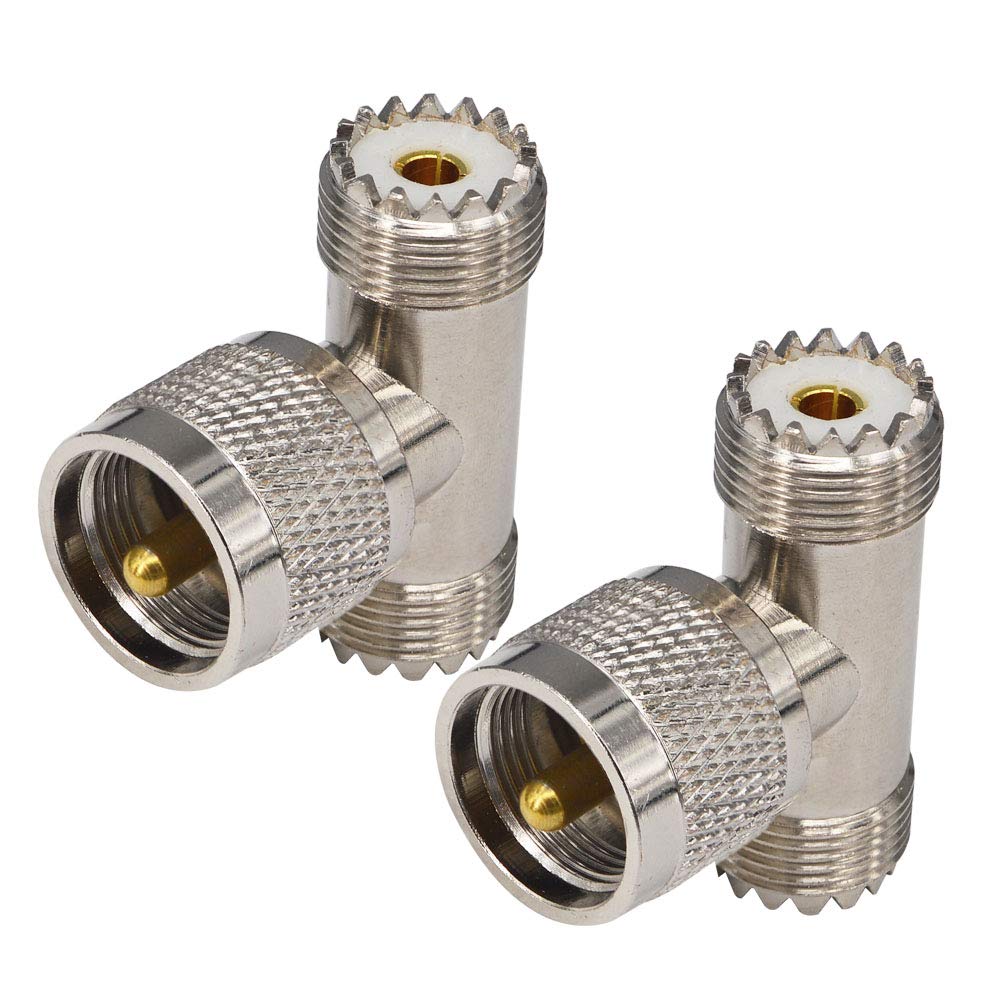 Amazon.co.jp: BOOBRIE M型同軸コネクタ Mメス-Mオス- Mメス T型