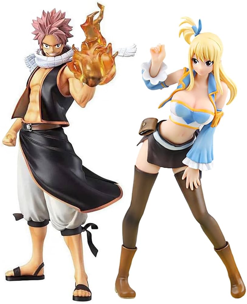 Amazon.co.jp: アニメフェアリーテイルフィギュア、ナツ・ドラグニルと