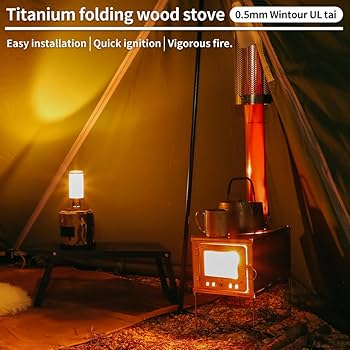 Amazon.com: Soomloom foldable titanium wood-burning stove