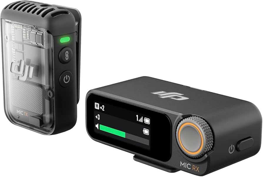 Amazon.com : DJI Mic 2 (1 TX + 1 RX), Wireless Microphone with