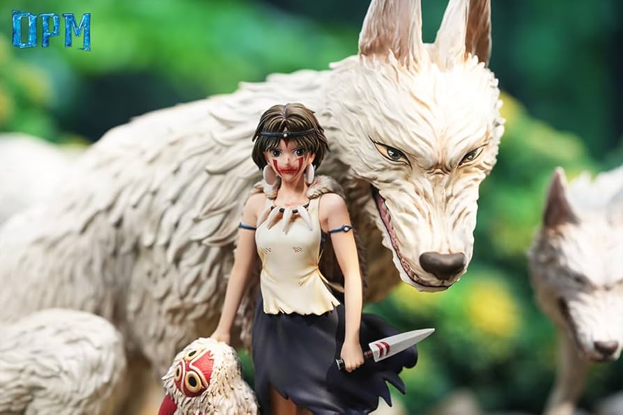 Amazon.co.jp: RoBeKaU もののけ姫 フィギュア ガレージキットシーンの
