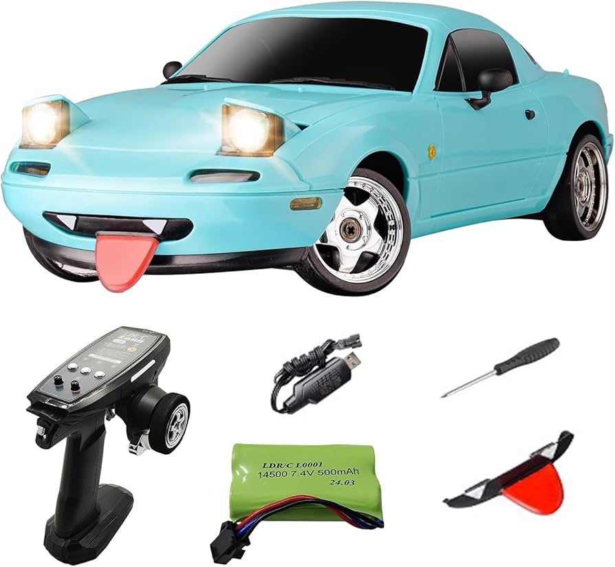 Amazon.co.jp: LDR/C 1/18ドリフトラジコンカー LD1804 MX5 RWD後輪