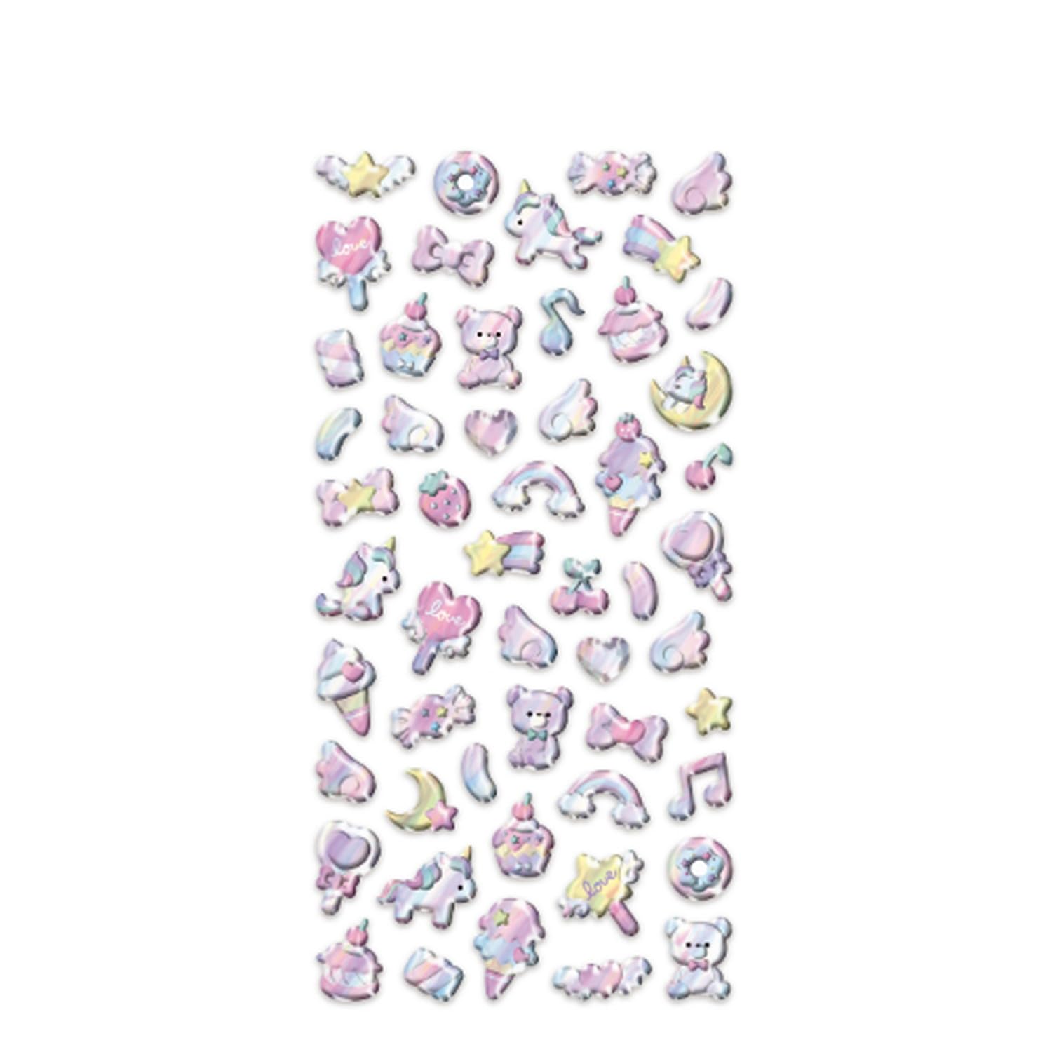 Amazon | クーリア シール ボンボンドロップシール（オーロラ