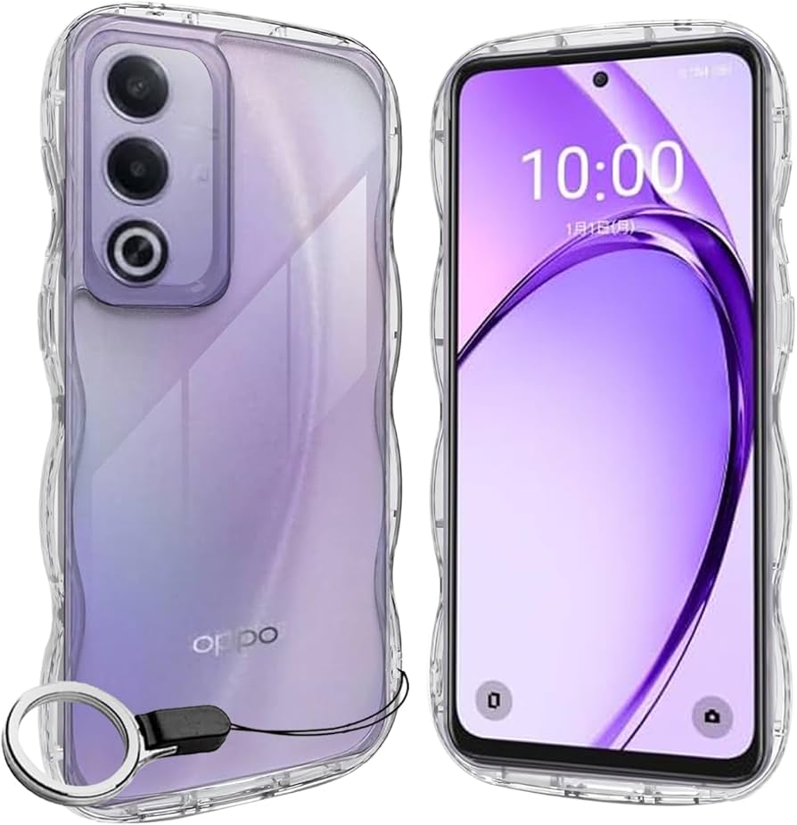 Amazon.co.jp: OPPO A3-5G ケース クリア オッポ A3 ソフトTPU波状の