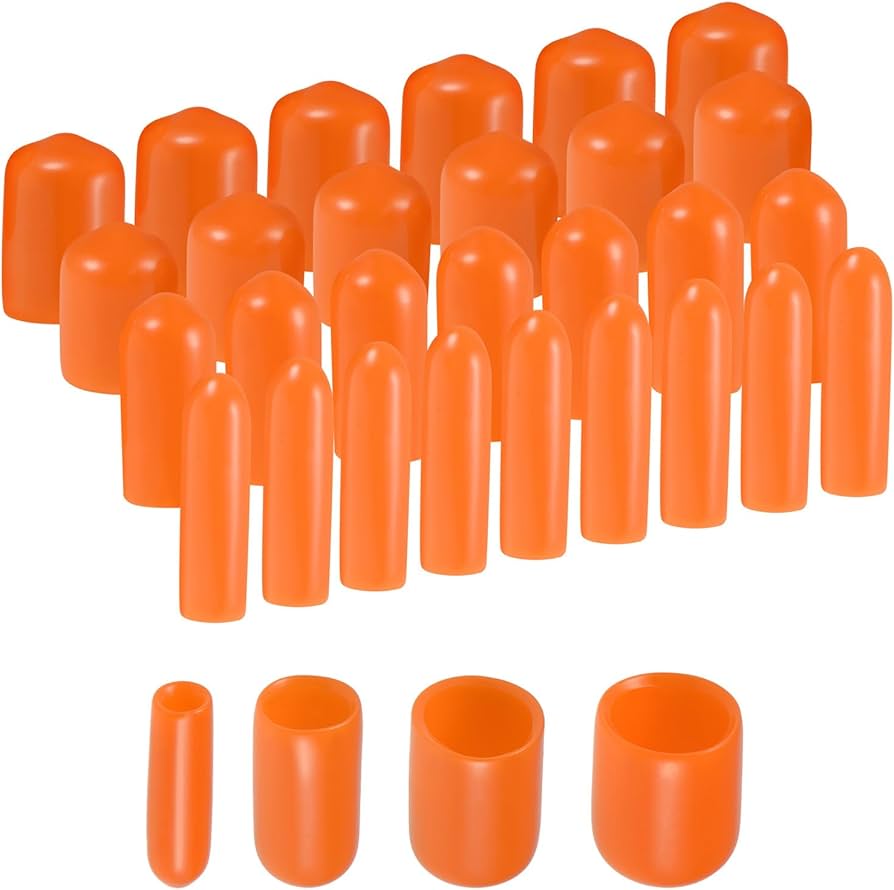 Amazon.com: uxcell 40pcs Round Rubber End Caps 1/8