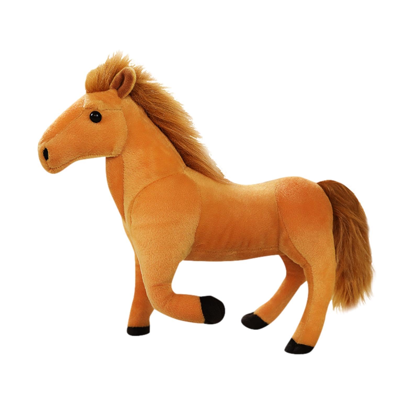Amazon.co.jp: ポニーのぬいぐるみ - 馬のぬいぐるみ、目が付いた の