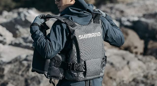 Amazon | [シマノ] 釣りウェア 固定式フローティングベスト ロック