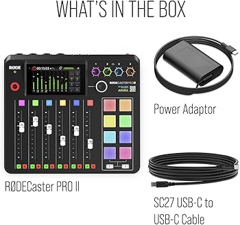 Amazon.com: RØDE RØDECaster Pro II All-in-One Production Solution