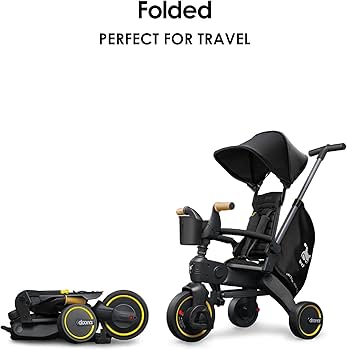 Amazon.com: Doona Liki Trike S5, Nitro Black - 5-in-1 Compact