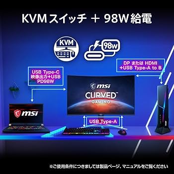 Amazon.co.jp: MSI 湾曲ゲーミングモニター MPG 325CQRXF 31.5インチ