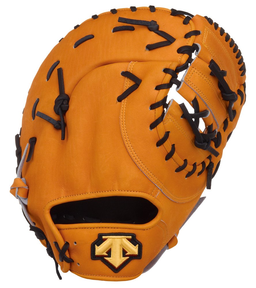 Amazon | DESCENTE(デサント) 軟式ファーストミット オレンジ×ブラック