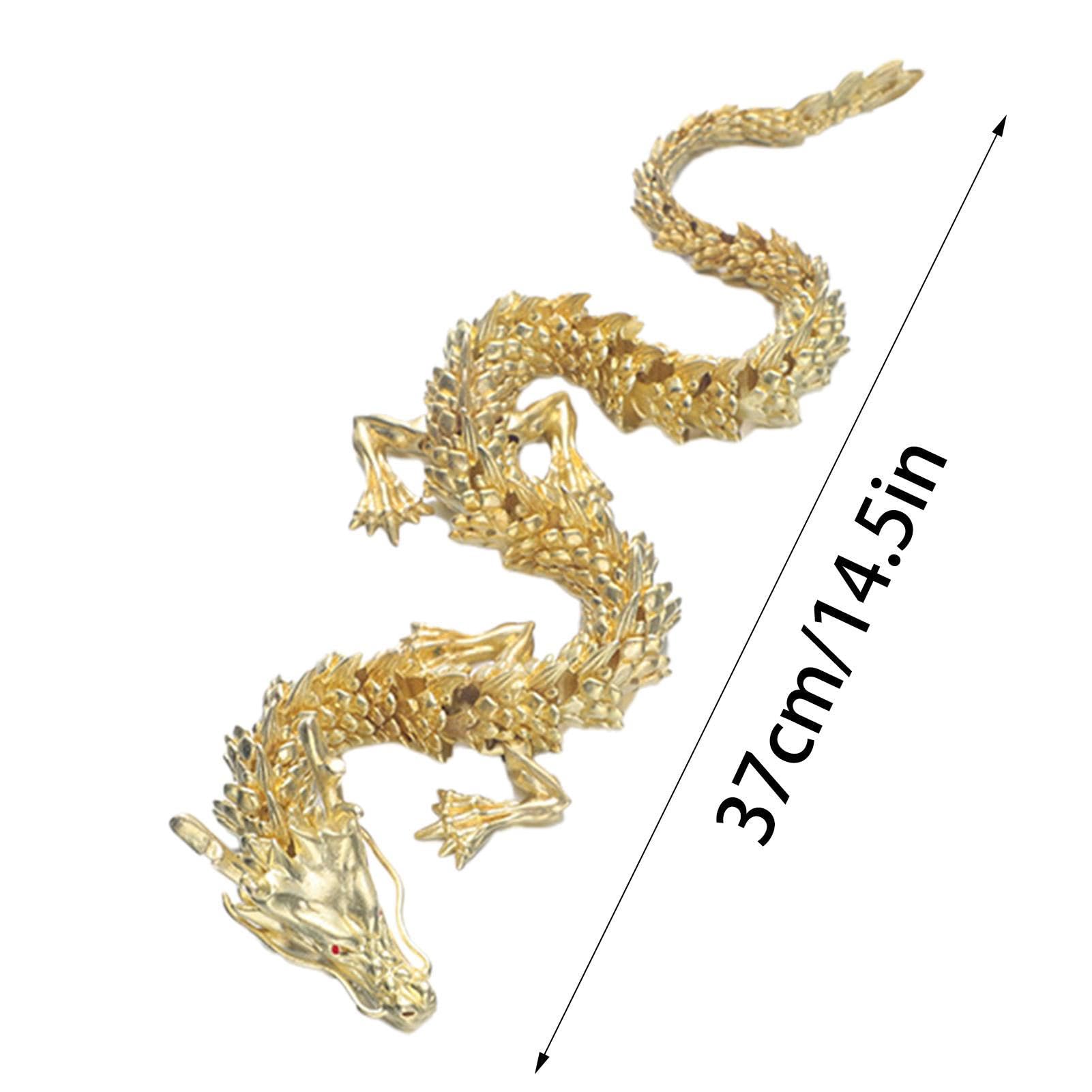 Amazon.co.jp: 模擬中国のドラゴンの置物おもちゃ,ポーズ可能な