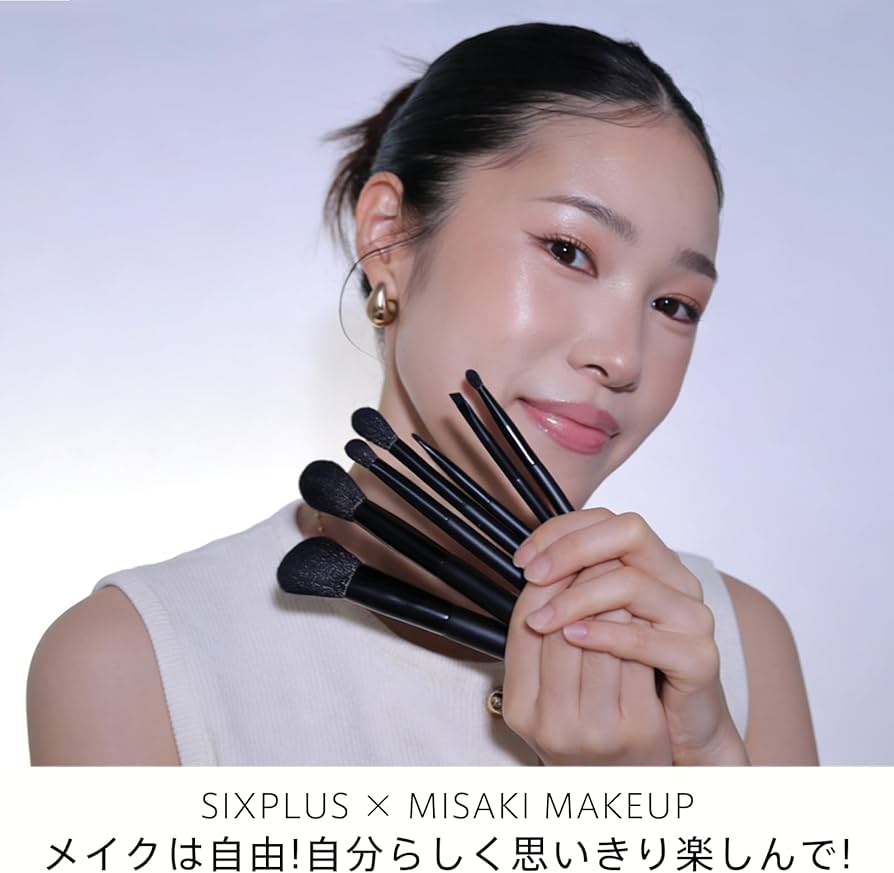 Amazon.co.jp: SIXPLUS X MISAKI MAKEUP 7本 メイク アップ ブラシ