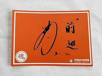 Amazon.co.jp: 杉谷拳士直筆 サインカード「前進」メッセージカード