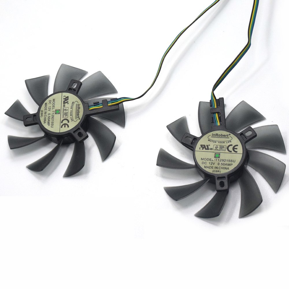 Amazon | inrobert DIY 2つボール軸受グラフィックカードファン85 mm