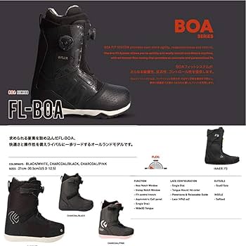 Amazon | 20-21 FLUX フラックス FL BOA BLACK-WHITE 26.5cm | FLUX
