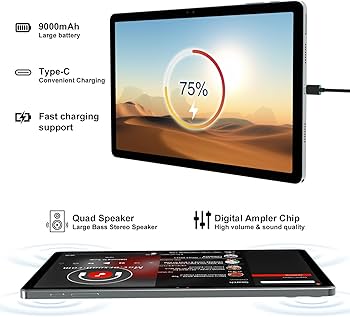 Amazon.com : 2026 Latest 11 inch Tablet Android 14 2000 * 1200 2K
