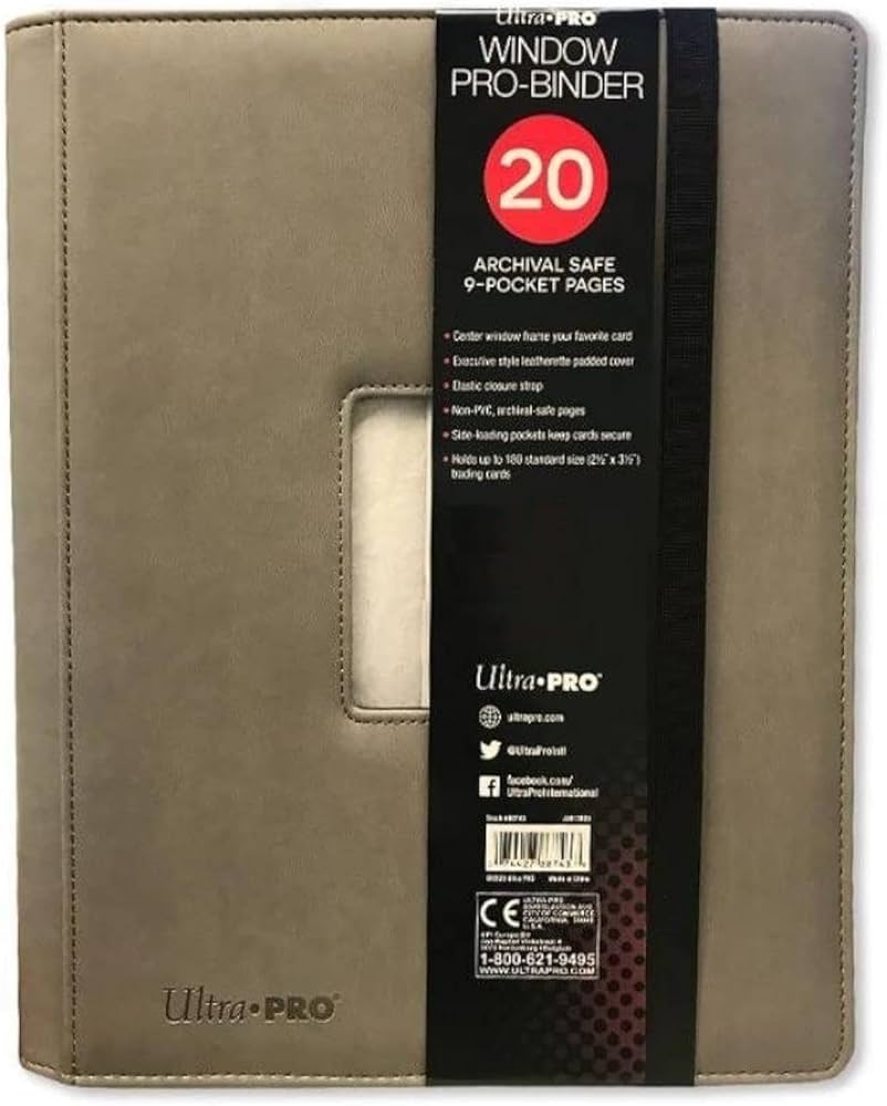 Amazon.com: Ultra Pro Premium PRO-BINDER Padded Leatherette 9