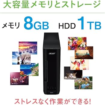 Amazon.co.jp: Acer Aspire XC XC-780-N58F (Core i5-7400/8GB/1TB/±RW