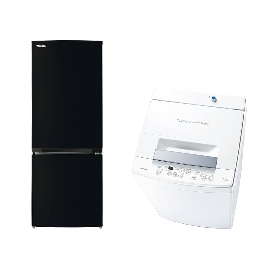 冷蔵庫 洗濯機 家電2点セットTOSHIBA Panasonic