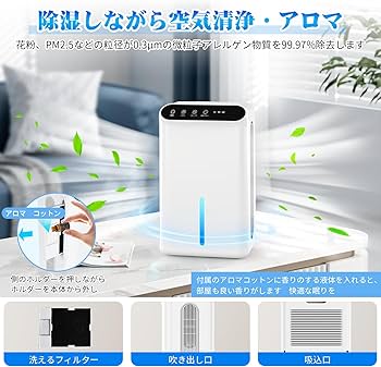 Amazon | 【2024最新改良】除湿機 小型 除湿器【大容量2.5L 強力除湿量