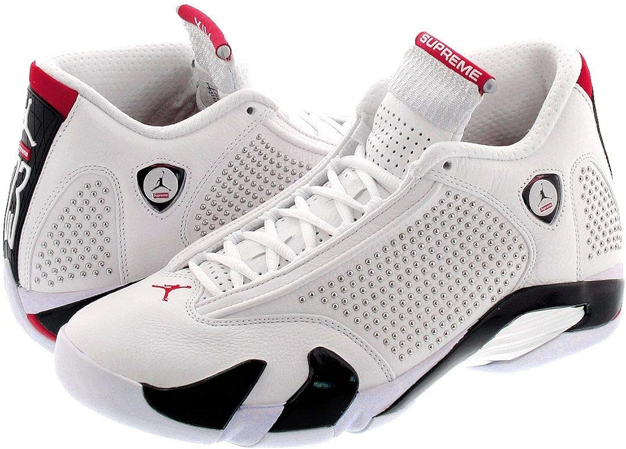 Amazon | [ナイキ] SUPREME x AIR JORDAN 14 RETRO S WHITE/UNIVERSITY