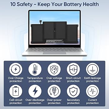Amazon.com: 8000mAh A1466 Replacement Laptop Battery for MacBook