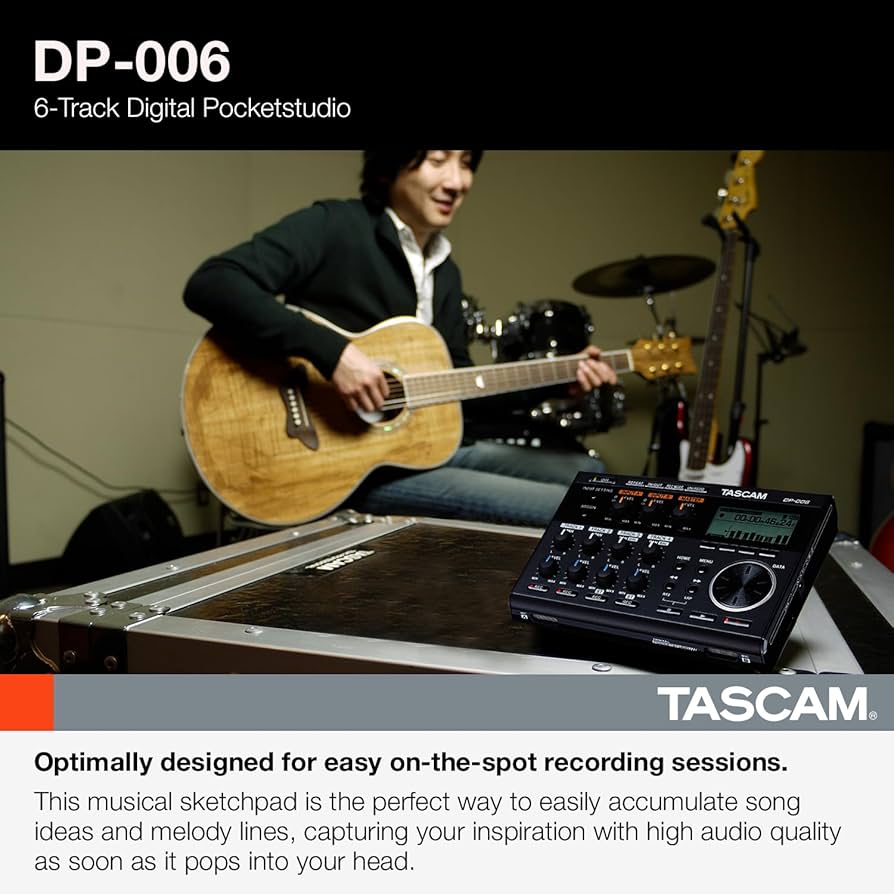 Amazon.com: Tascam DP-006 6-Track Digital Pocketstudio Multi-Track