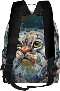 Amazon.co.jp: リュック デイパック リュックサック 猫 絵画 アート