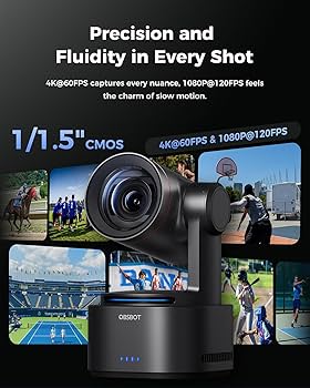 Amazon.com: OBSBOT Tail 2 PTZR NDI Camera 4K@60FPS, Pro AI