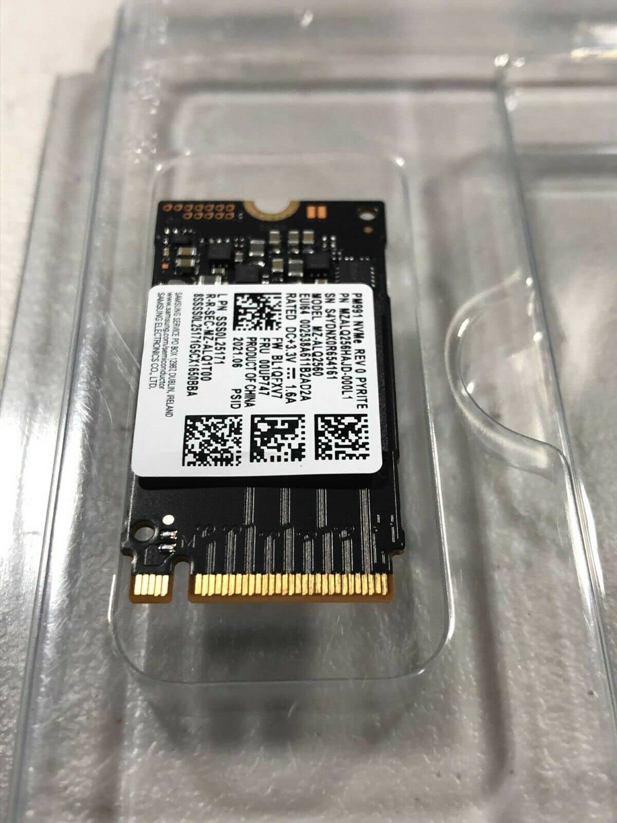 Amazon.com: Samsung SSD 256GB PM991 M.2 2242 42mm PCIe 3.0 x4 NVMe