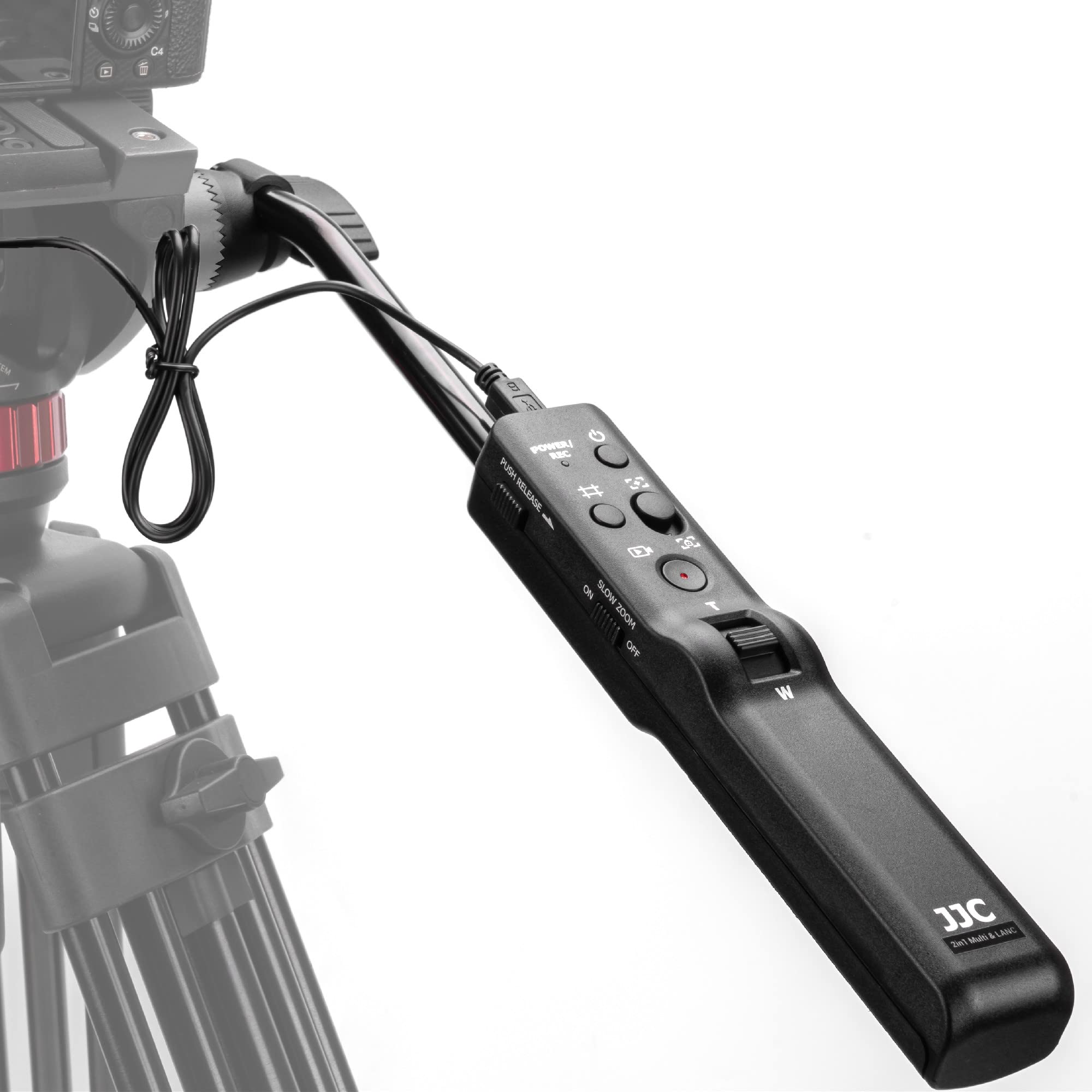 Amazon.com : Tripod Pan Bar Handle Zoom Remote Control for Sony