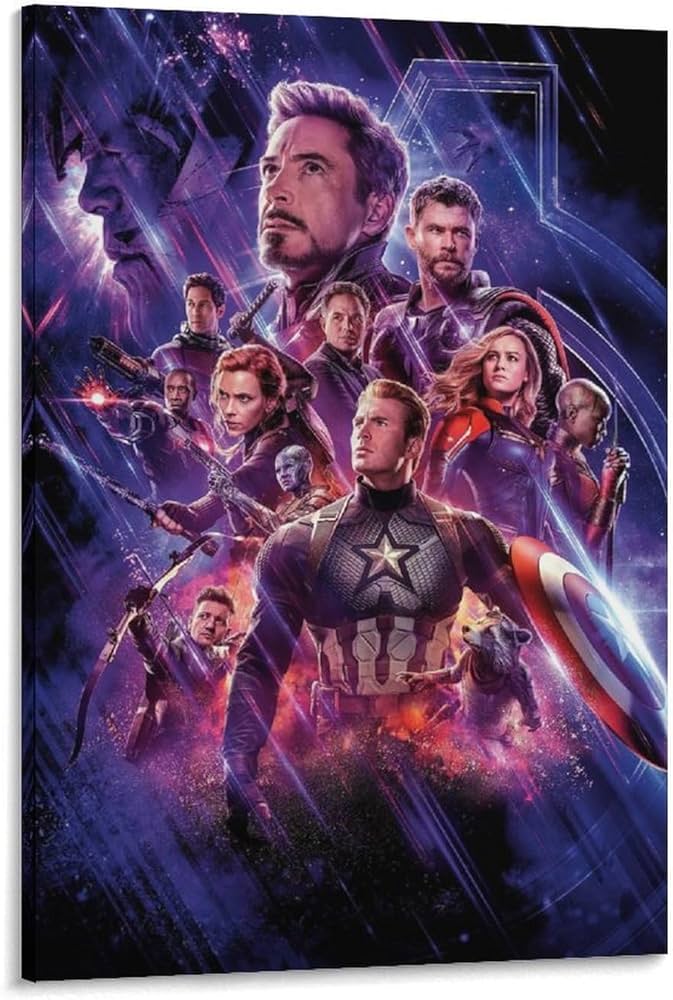 アベンジャーズ4作品 ポスターフレームセット アベンジャーズ4作品