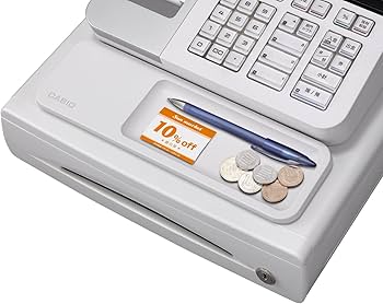 Amazon | カシオ レジスター 8部門 小型ドロア SE-S20WE ホワイト