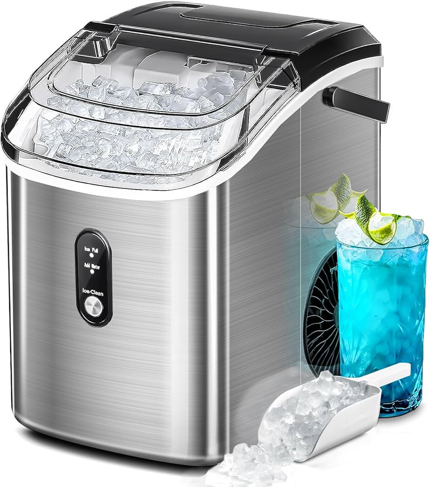 Amazon.co.jp: AGLUCKY ナゲット製氷機 カウンタートップ ポータブル