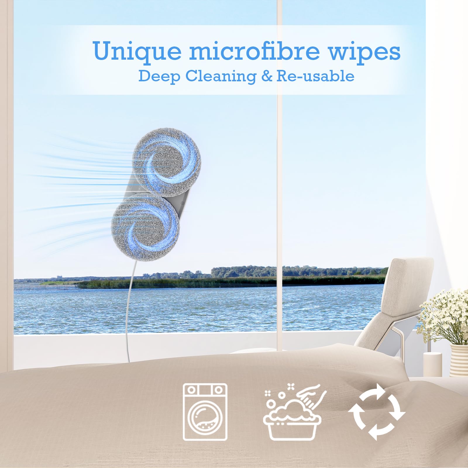 Amazon.com - Tosima W2 Window Cleaner Robot, Automatic Cleaning