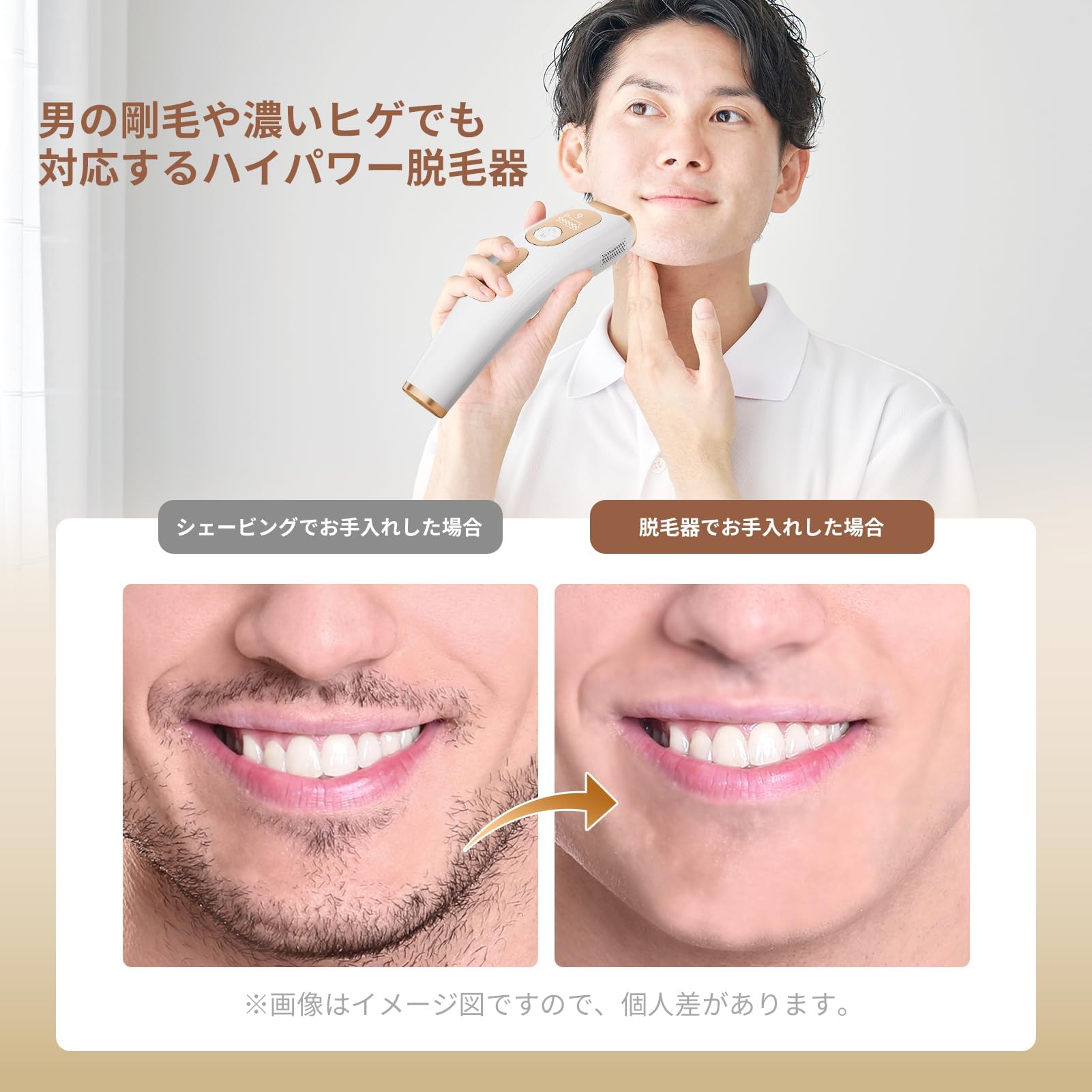 Amazon | YUNDOO脱毛器 メンズ レディース VIO対応 IPL技術 9段階調節