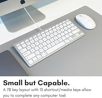 Amazon | Macally 小型USB Cキーボード - プラグアンドプレイ対応 有線