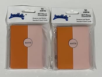 Amazon.co.jp: Lenayuyu オレンジカードスリーブ トップローダー