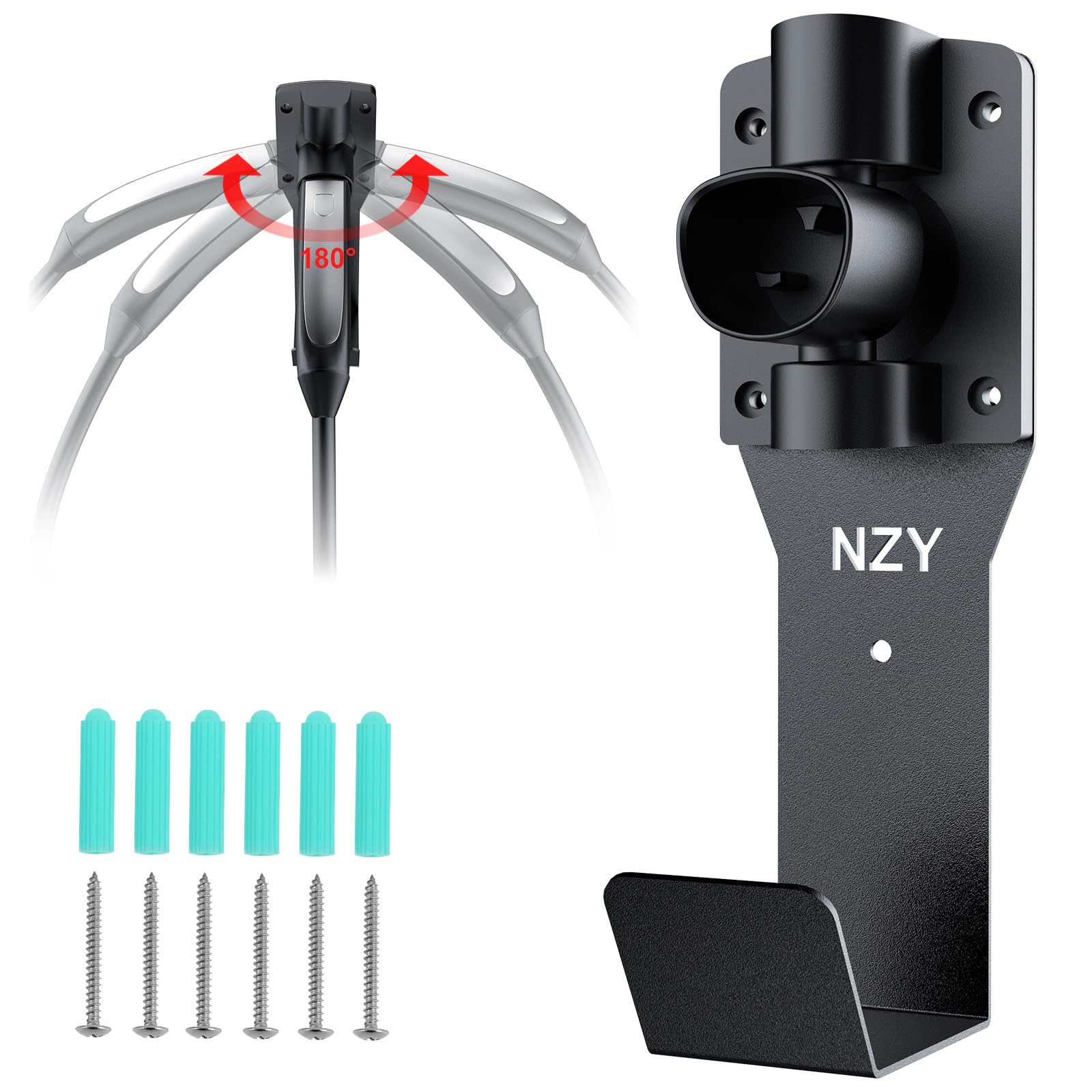 Amazon.co.jp: Tesla (テスラ) 充電器ホルダー 壁取り付け、ケーブル