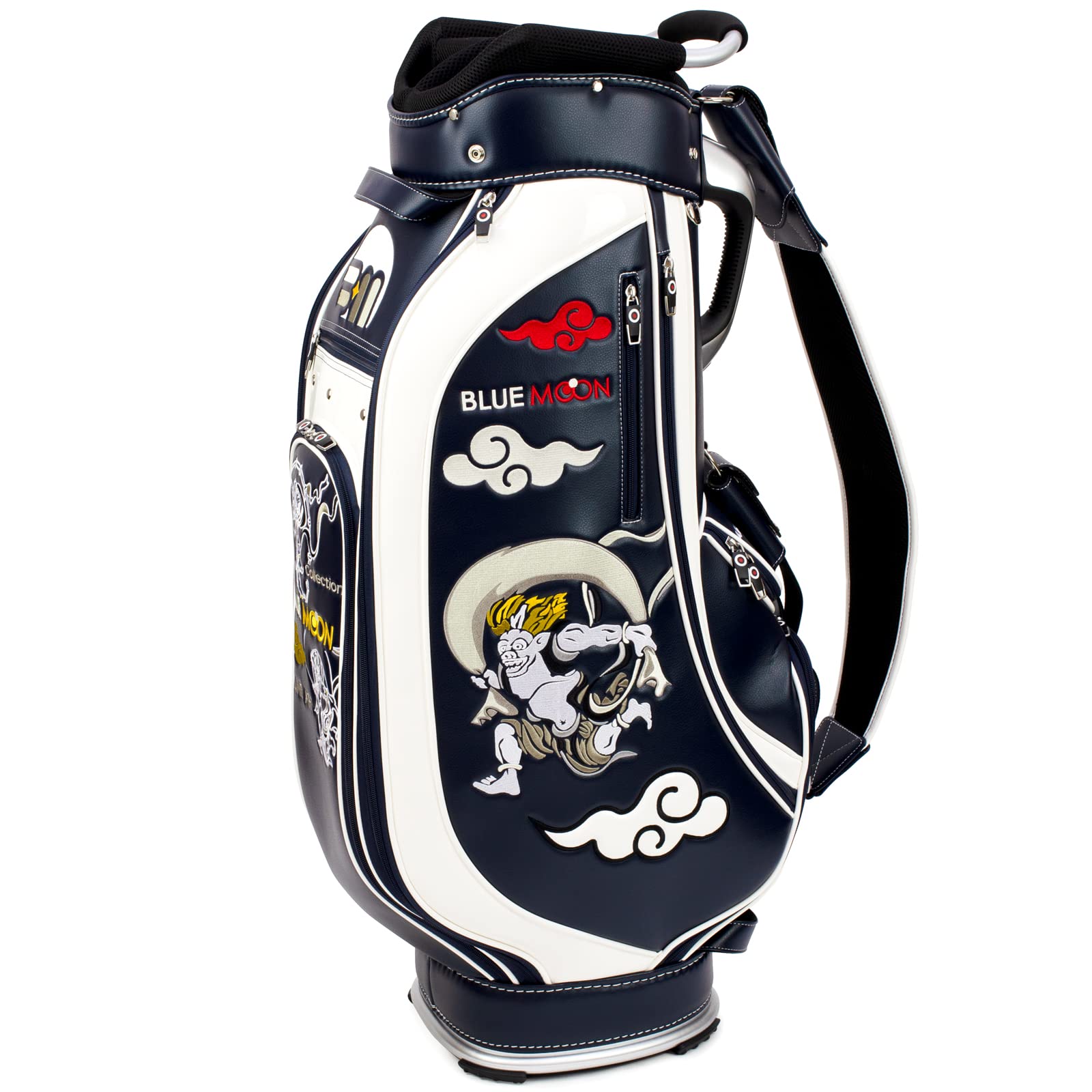 Amazon | ブルームーン キャディバッグ 風神雷神 C13-BMF 9型 ゴルフ