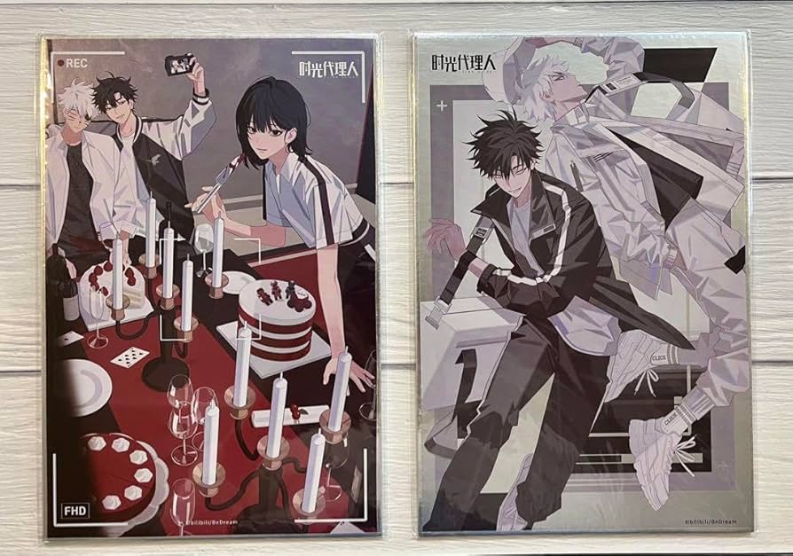 Amazon.co.jp: 時光代理人 link click 完結記念 色紙 セット : 文房具