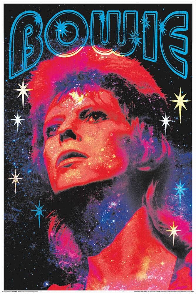 Amazon.com: Studio B, David Bowie NonFlocked Blacklight Poster
