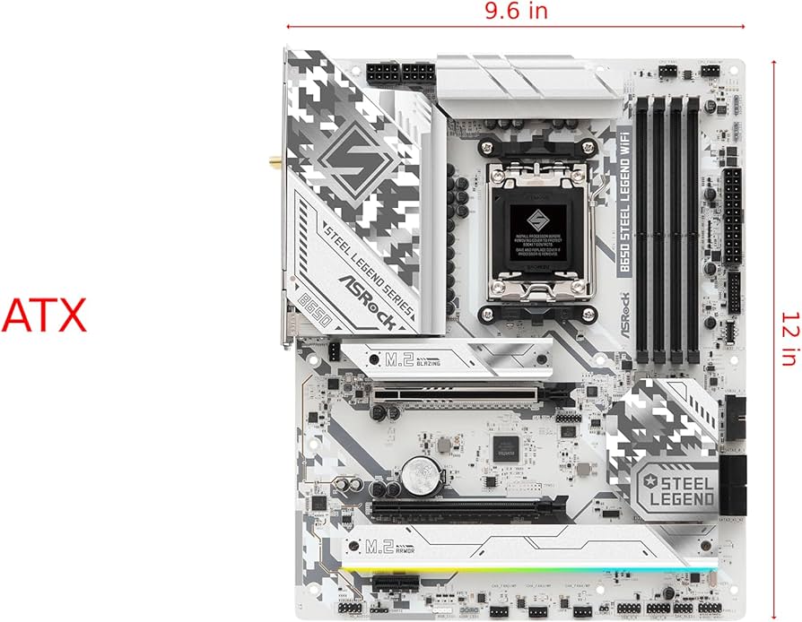 Amazon.com: ASRock B650 Steel Legend WiFi 6E AMD Socket AM5 Ryzen