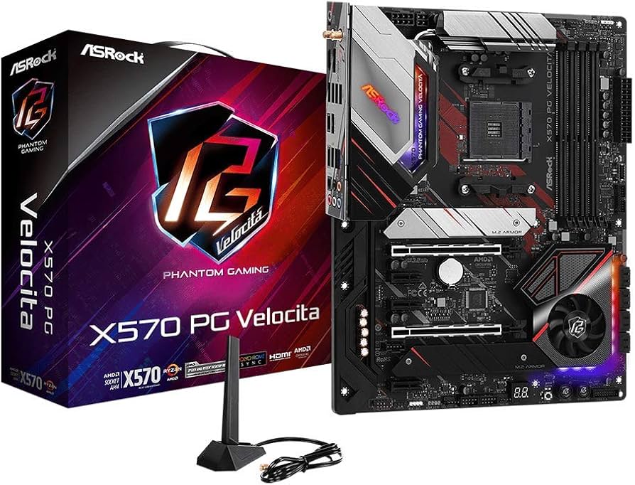 Amazon.com: ASRock X570 PG Velocita AM4 AMD X570 SATA 6Gb/s ATX