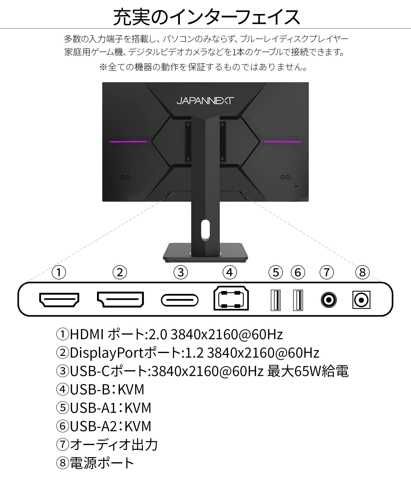 Amazon.co.jp: JAPANNEXT 27インチ モニター 4K UHD 3840x2160解像度